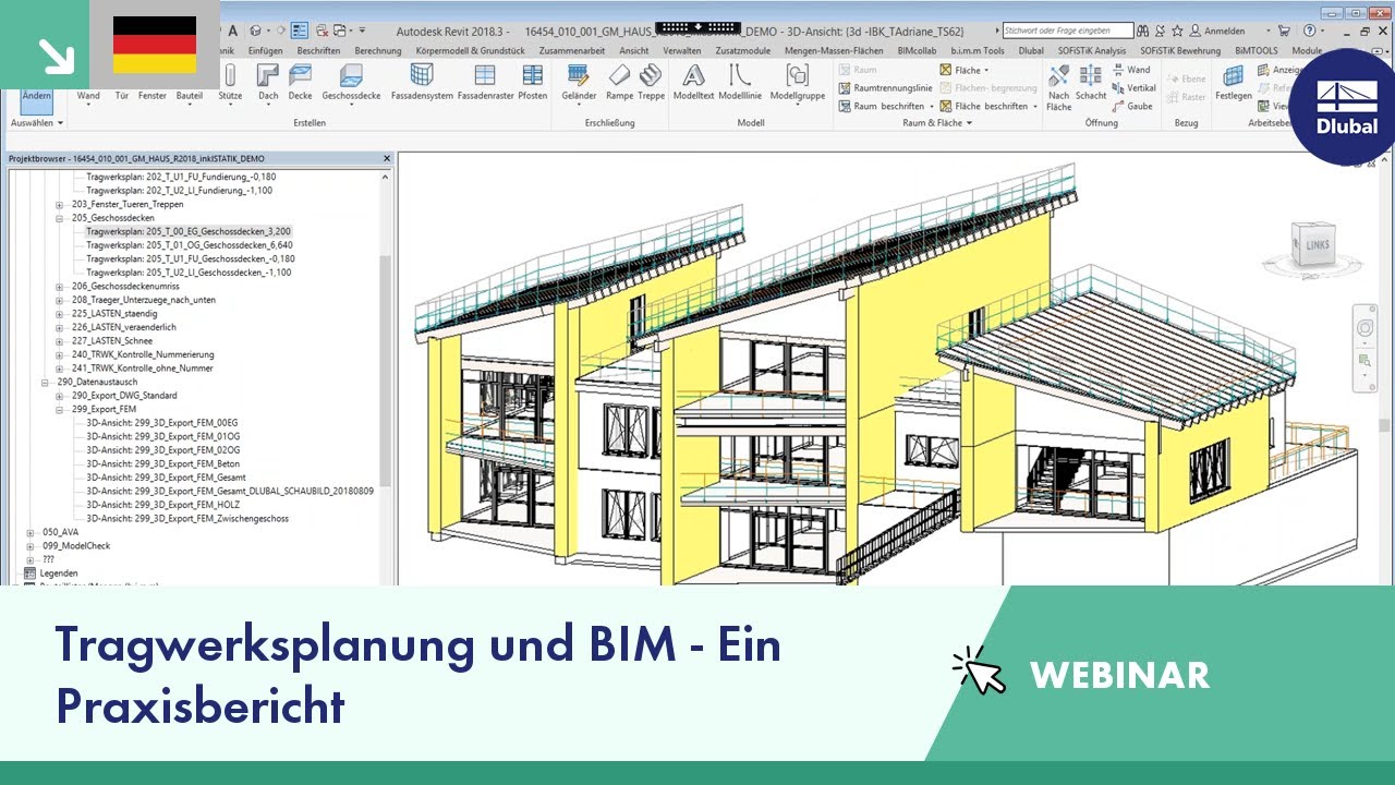 Webinar | Tragwerksplanung und BIM - Ein Praxisbericht