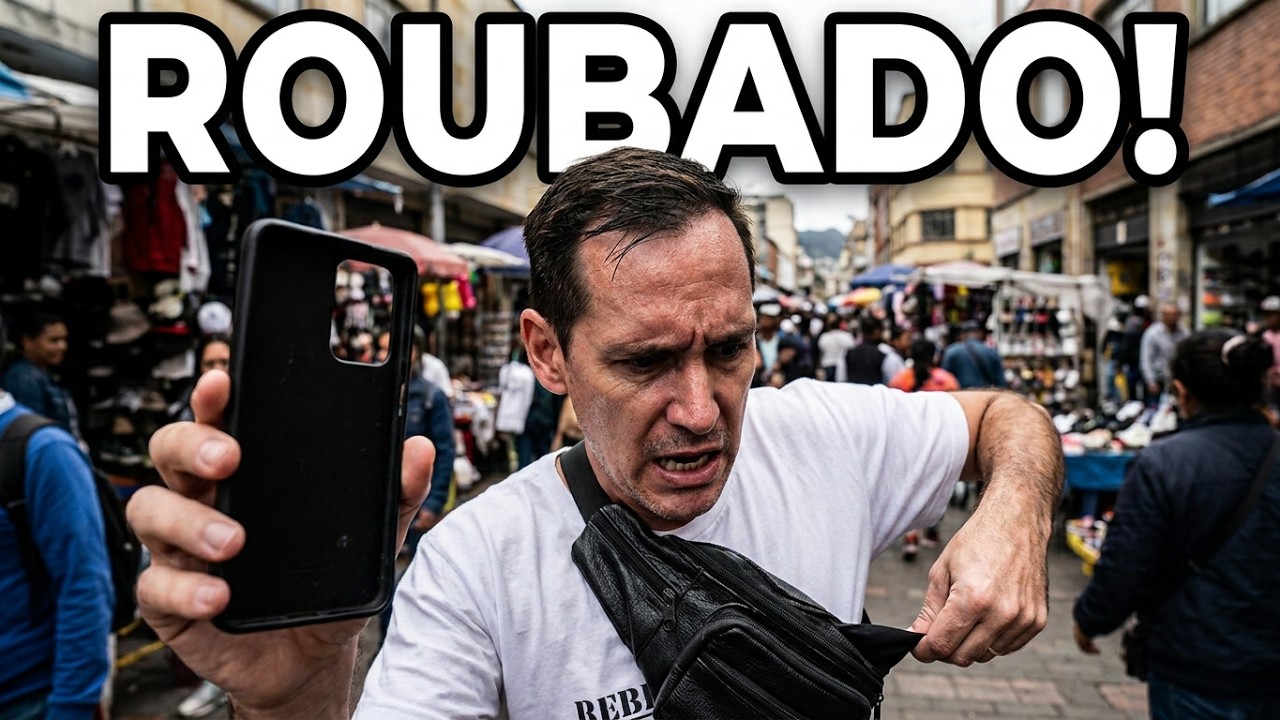 PICKPOCKETS ME ATACARAM em BOGOTÁ | COLÔMBIA 🇨🇴