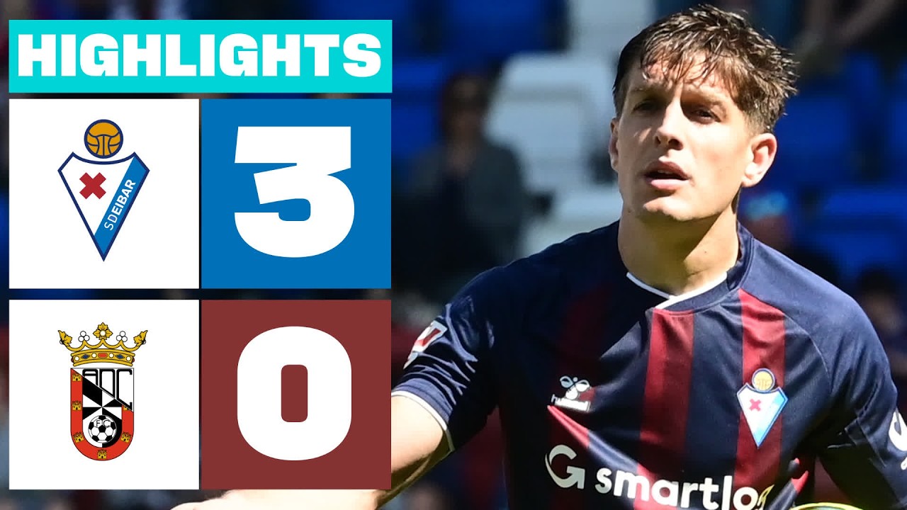 SD EIBAR 3 - 0 AD CEUTA FC | RESUMEN LALIGA HYPERMOTION