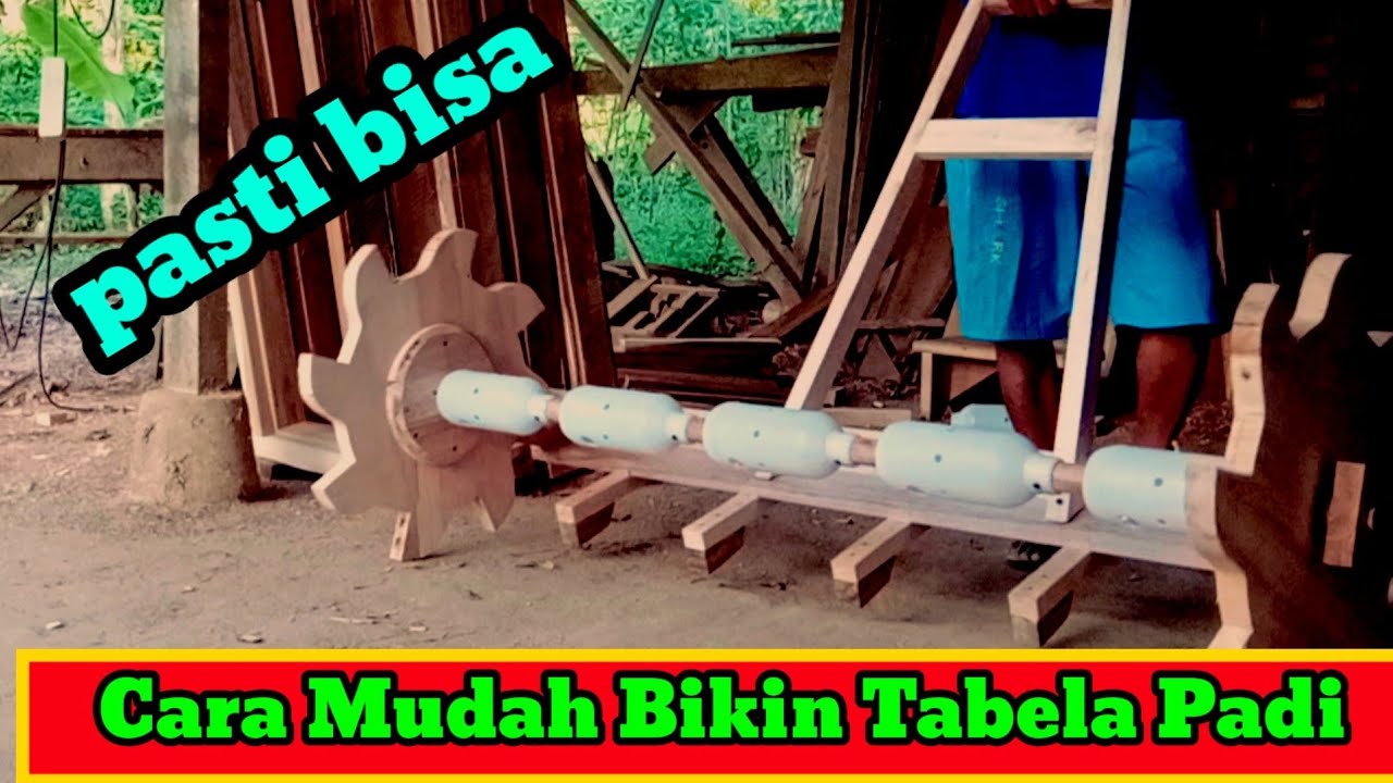 cara buat tabela alat tabur benih padi praktis dan tidak rubes #pakaibotolbekas