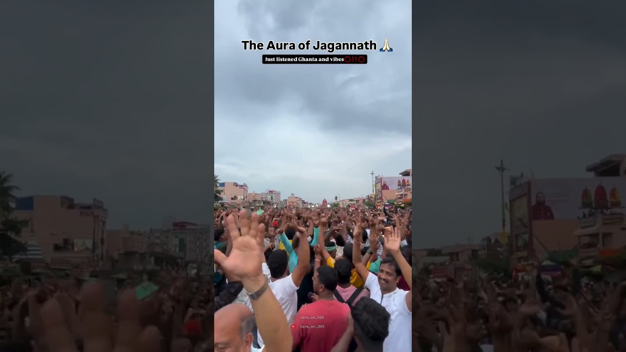 The Aura of Jagannath ⭕️‼️⭕️ #dance#jaga#ghanta#baja#puri#universe#rathayatra#lens_on_365#shorts#yt.