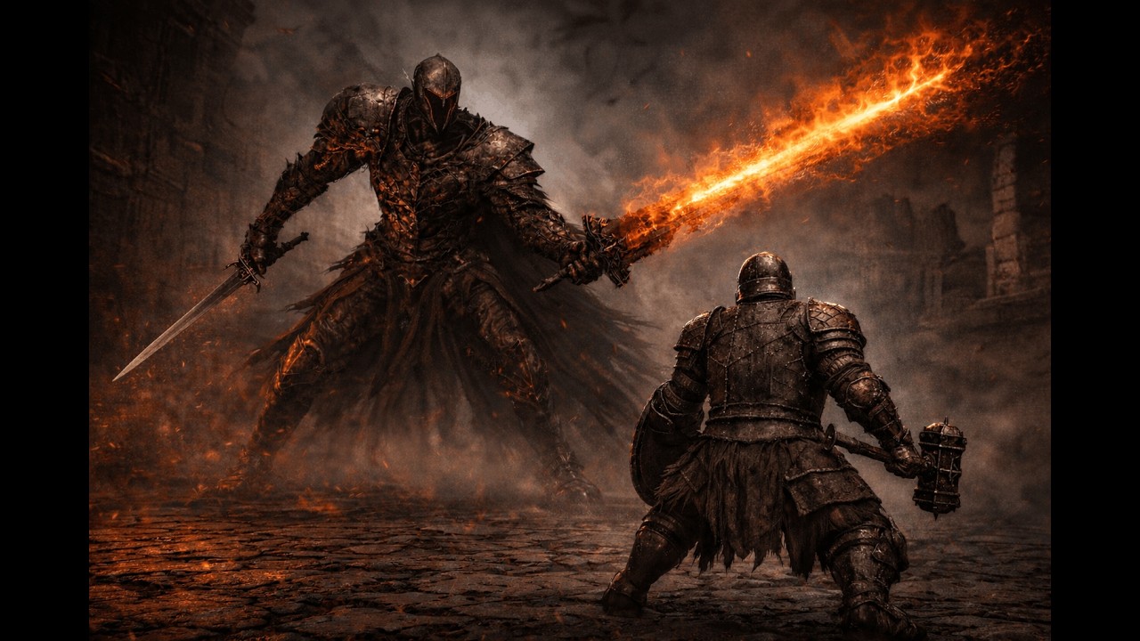Dark Souls 2 | 16 Le royaume en flammes - Crown of the Old Iron King