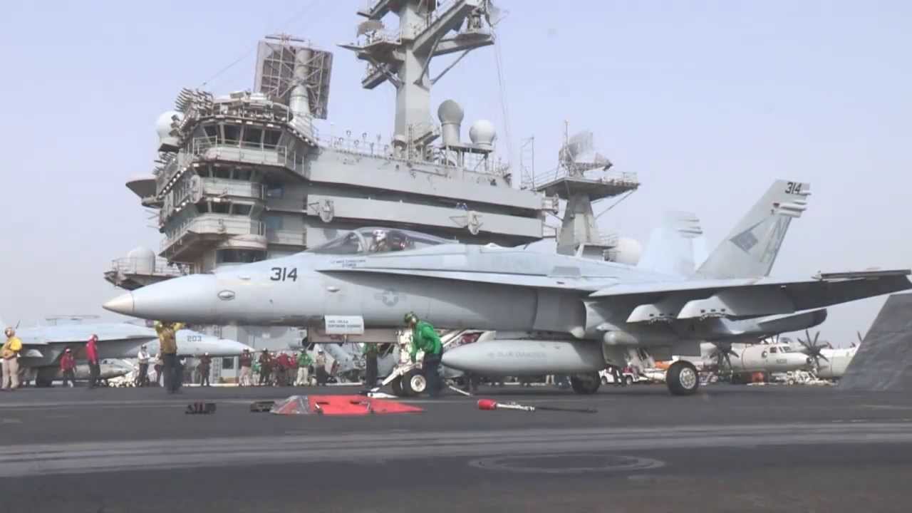USS Nimitz Operates In The Red Sea, Part I
