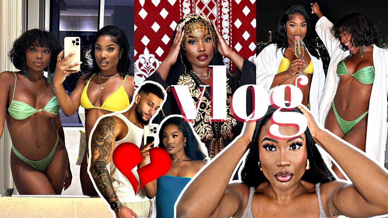 VLOG | My HUSBAND left me 😱 , girls trip to Dubai 🎉 , New camera + hair...
