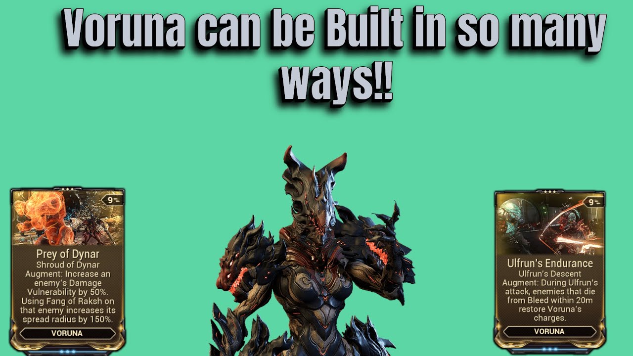 Warframe: Старый Мир: Воруну в 2025 году невероятно разнообразна и мощна!! 4+ билда 