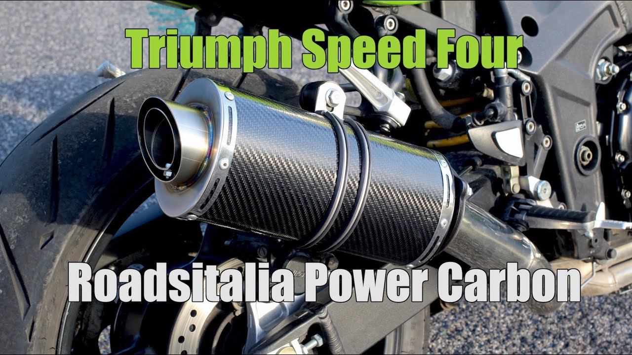Triumph Speed Four Roadsitalia Power Carbon - SOUND TEST