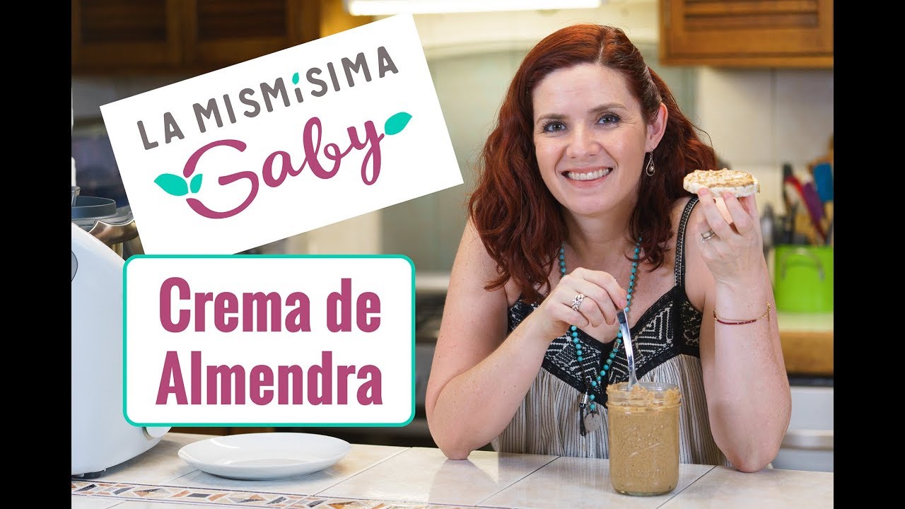 CÓMO HACER CREMA O MANTEQUILLA DE ALMENDRA CON 1 INGREDIENTE