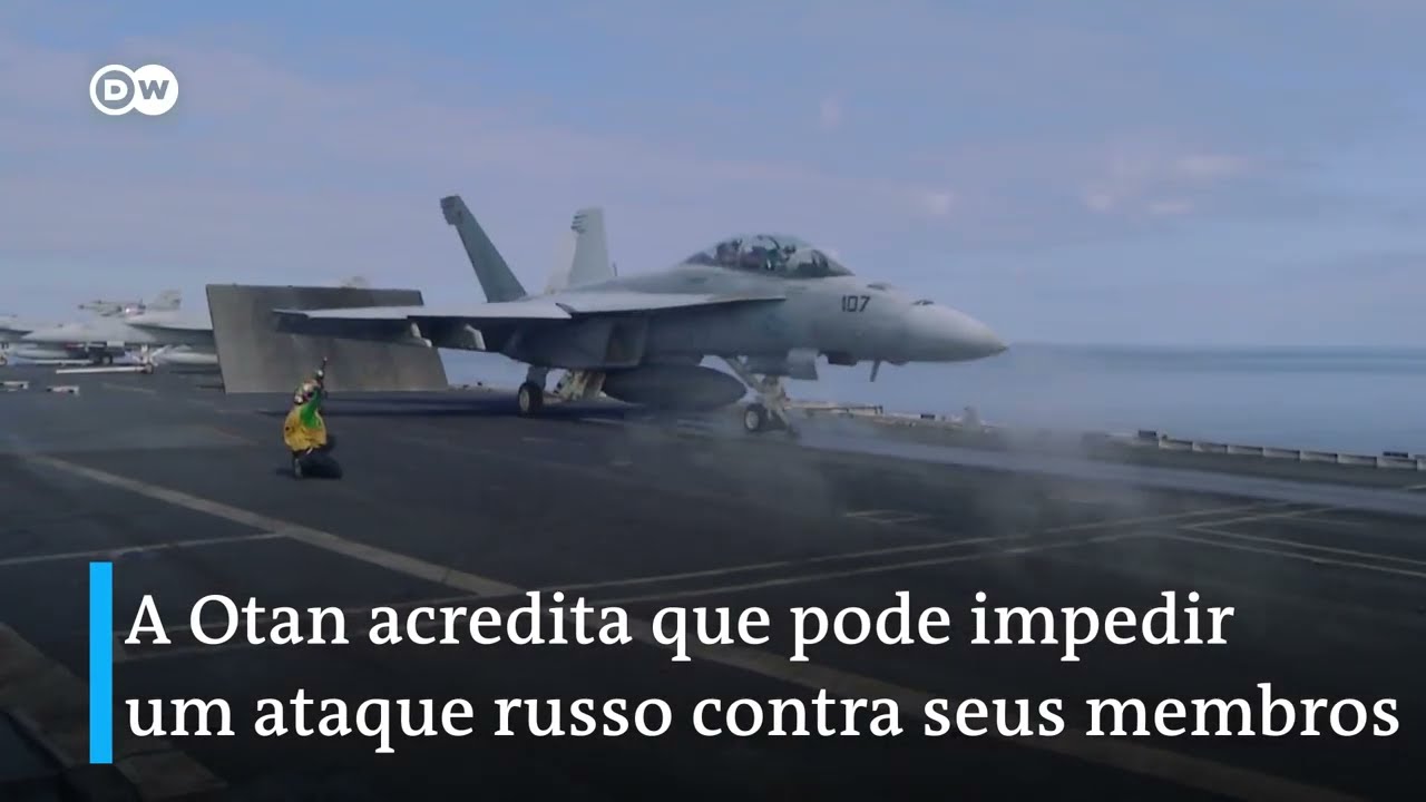 Porta-avi&otilde;es dos EUA refor&ccedil;a patrulha da OTAN na Europa