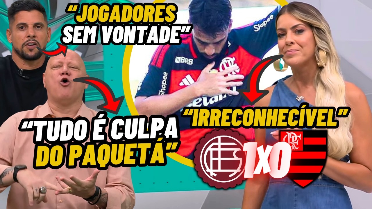 IMPRENSA DETONA JOGADORES do FLA e FILIPE LUÍS! OLHA O QUE Renata Fan, Cicinho e Ronaldo FALARAM