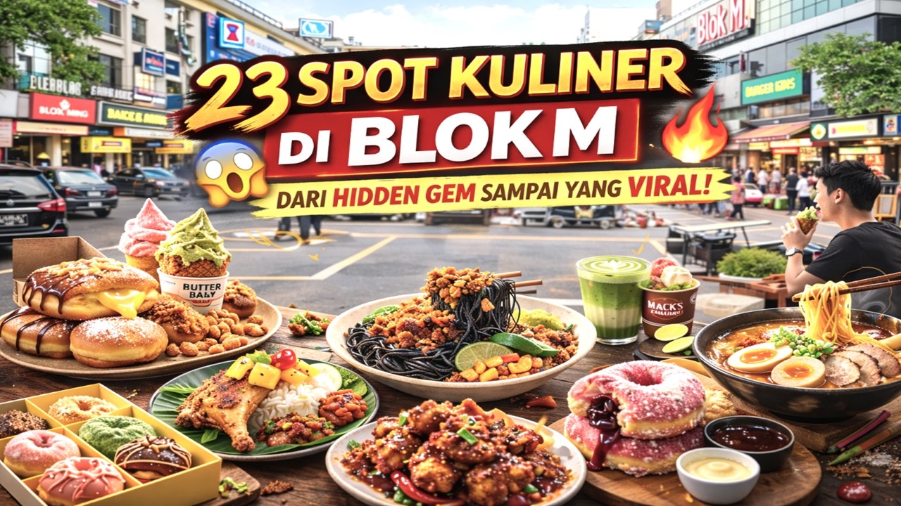 EKSPLOR 23 SPOT KULINER DI BLOK M 🤯🔥 Dari foodstreet sampai yg viral! #kulinerblokm #kulinerviral