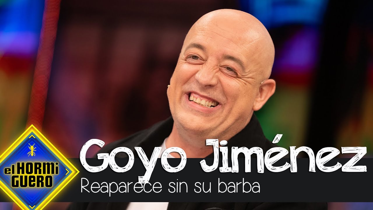 Goyo Jiménez impacta al aparecer en directo sin su barba - El Hormiguero