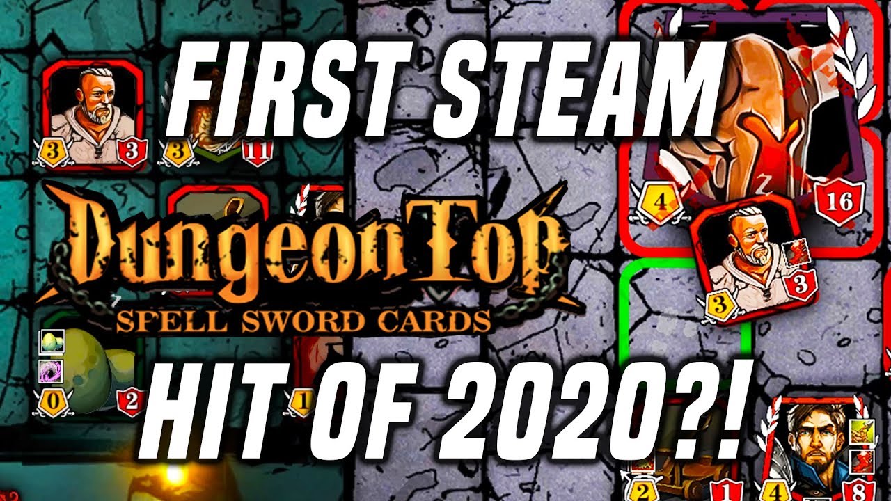 FIRST GREAT STEAM GAME OF 2020? Spellsword Cards: Dungeon Top Gameplay + Impressions