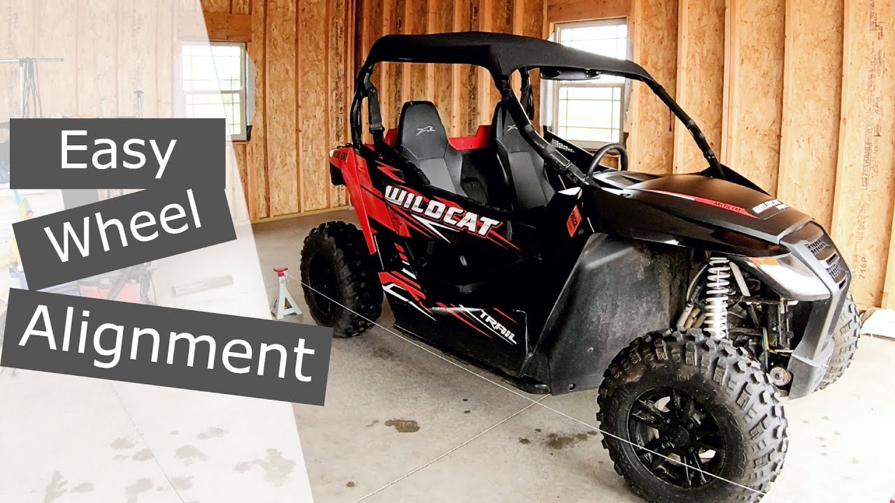 How To Align Your ATV/UTV Wheels | Simple String Method