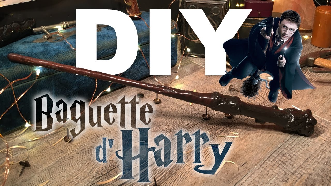∙✭∙DIY - BAGUETTE d'HARRY POTTER - How to make Harry Potter's Wand ∙✭∙