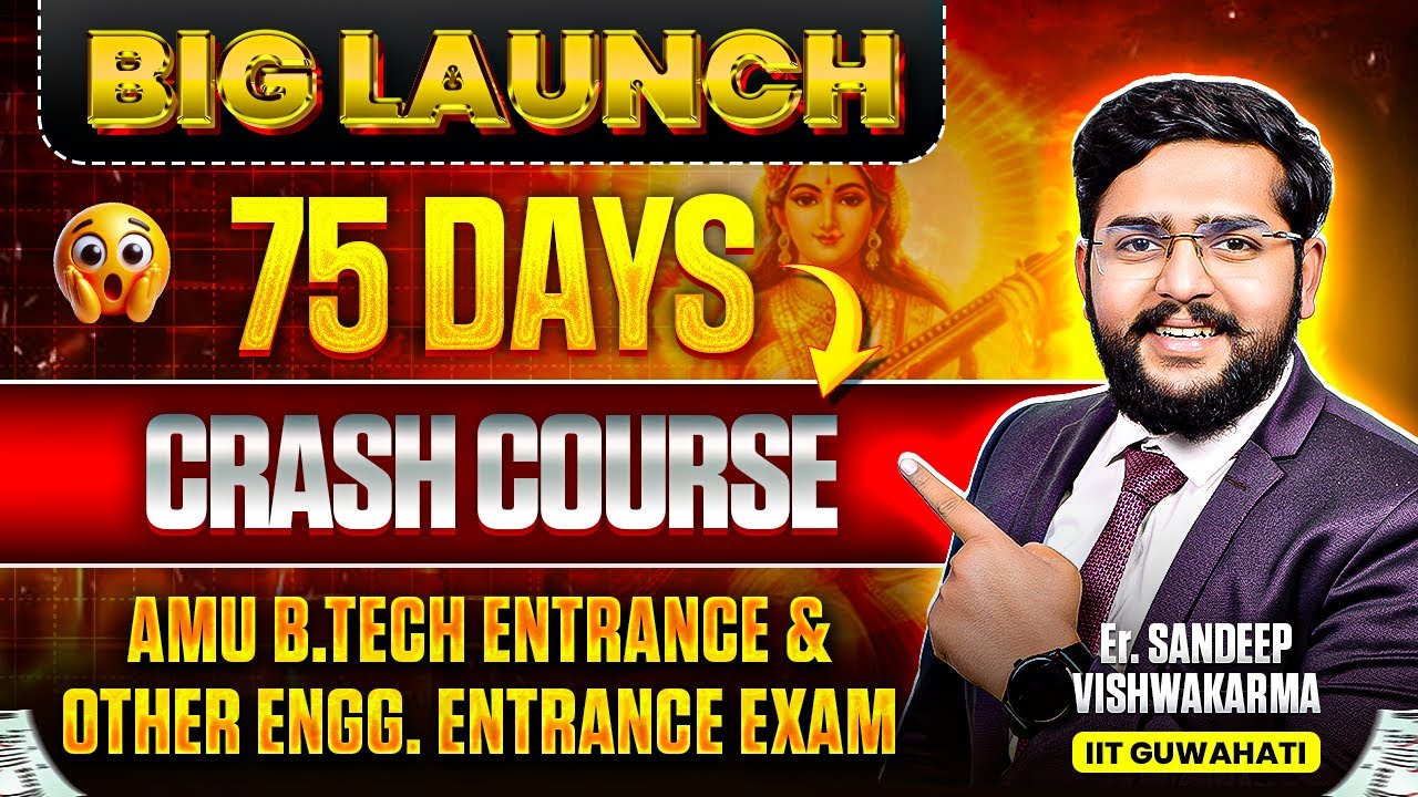 AMU B.Tech 2026 Crash Course | Kota Faculty in Aligarh