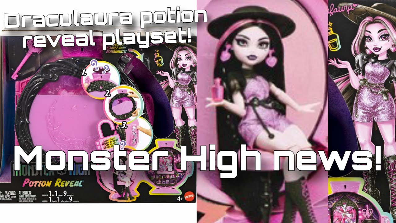 MONSTER HIGH NEWS! Draculaura Potion Reveal Moonspell play set revealed!