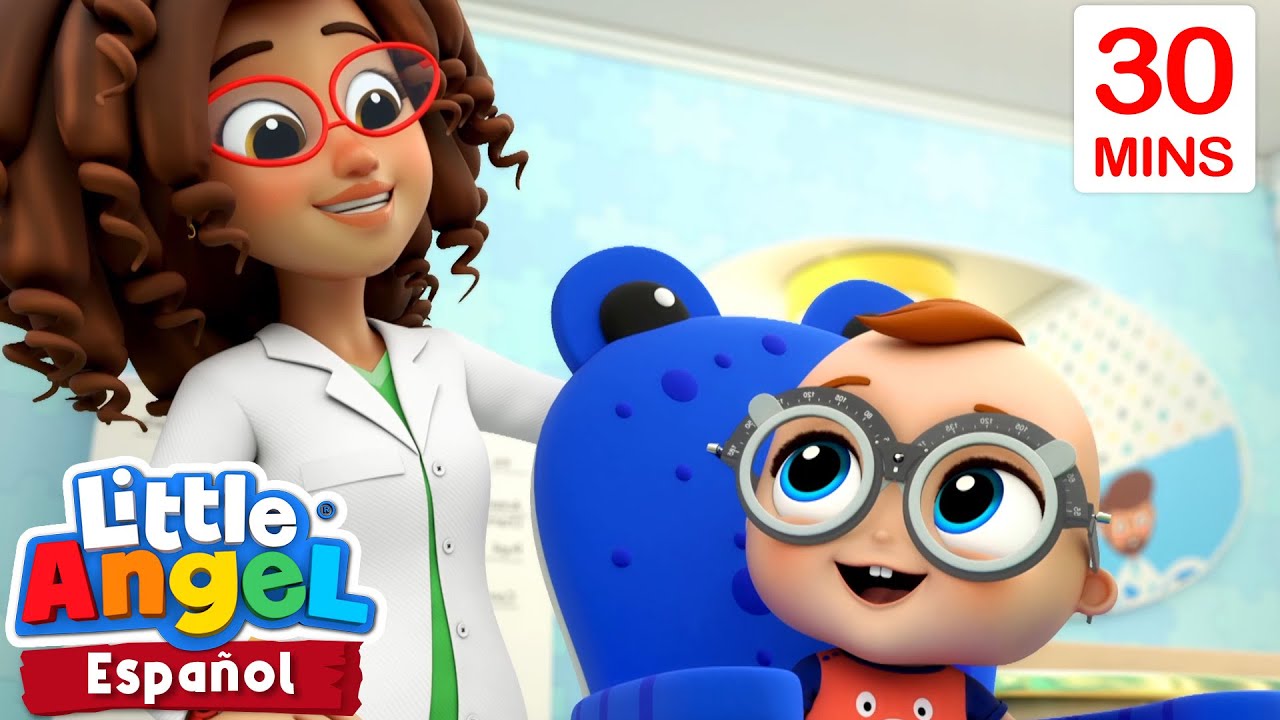 Bebé Juan va revisar sus ojos con la doctora | Canciones Infantiles🎵| Little Angel Español