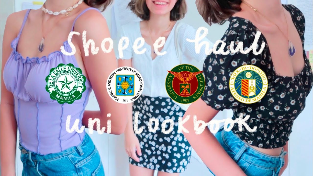 Affordable Shopee Clothing Haul Uni Lookbook