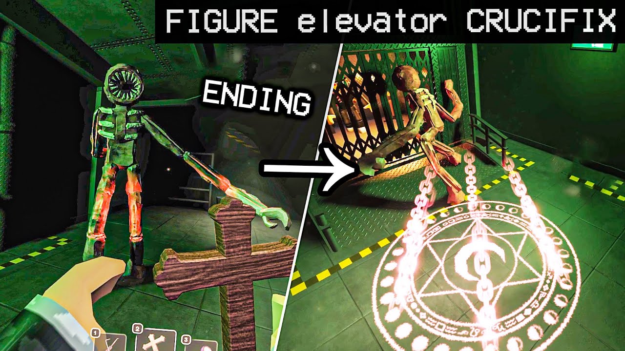 What if you use CRUCIFIX on FIGURE before elevator? (ending) - Doors Hotel+ Update