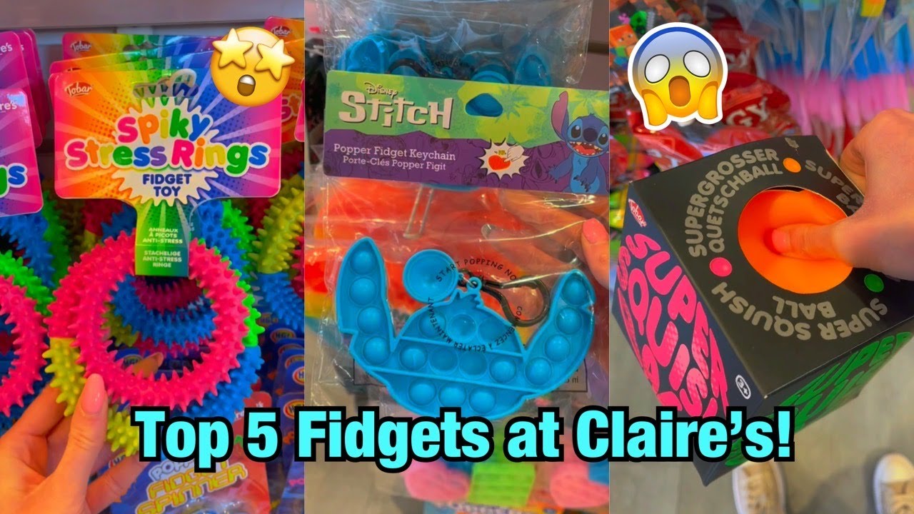 THE TOP 5 BEST FIDGETS TO BUY AT CLAIRE'S!😱😍*SO SATISFYING* #Shorts