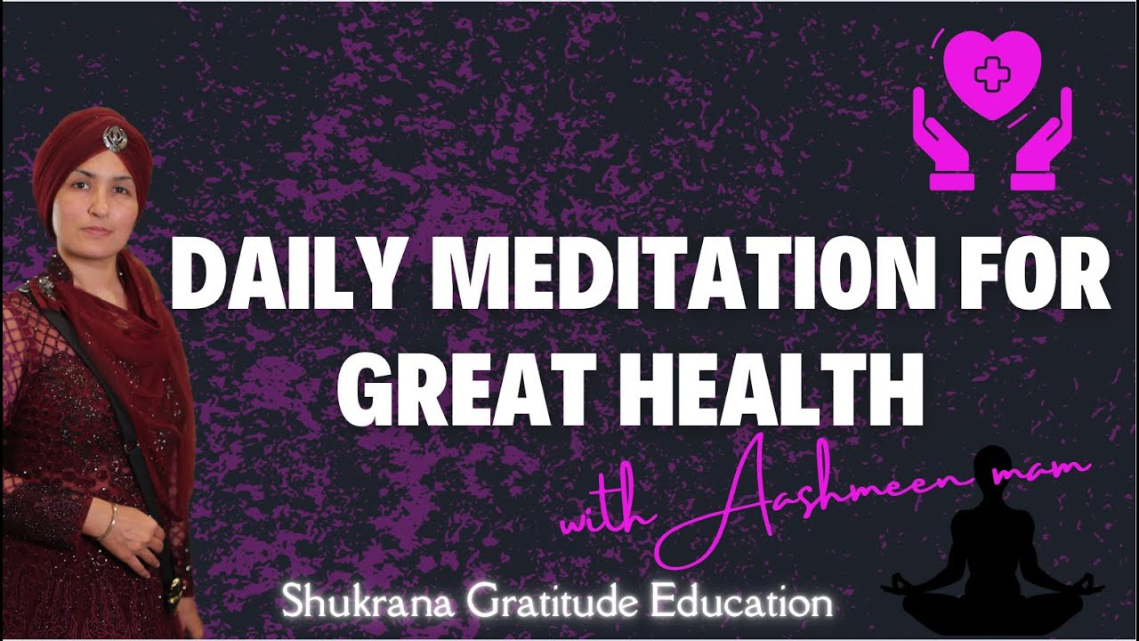 DAILY HEALTH GUIDED MEDITATION VISUALISATION : Want good Health through life? Listen to it daily ✅