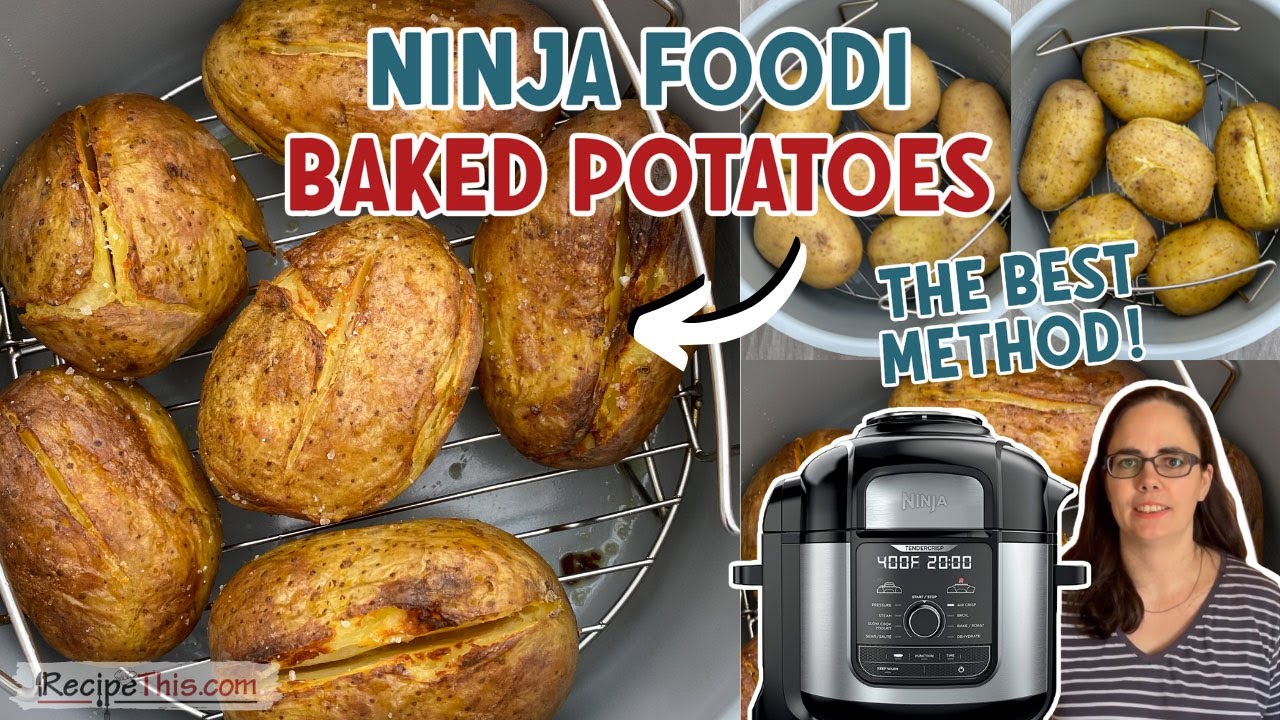 Печеный картофель от Ninja Foodi (самый быстрый печеный картофель в мире)