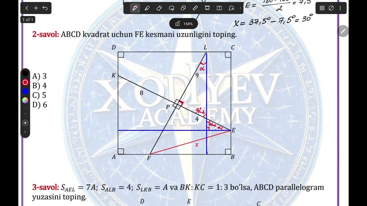 Attestatsiya Kun Savoli loyihasi (10-kun savollari)