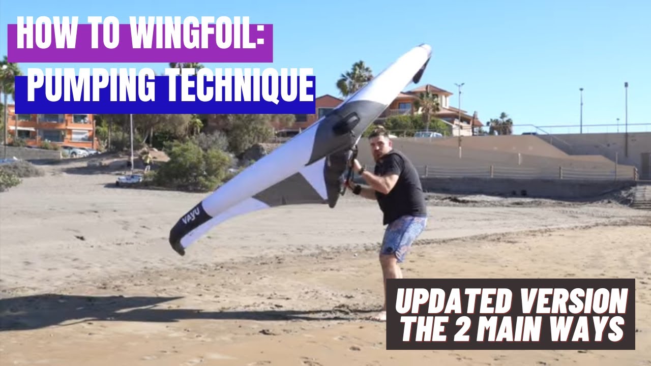 How to pump with you wing in wingfoiling! The two main techniques and which to pick.