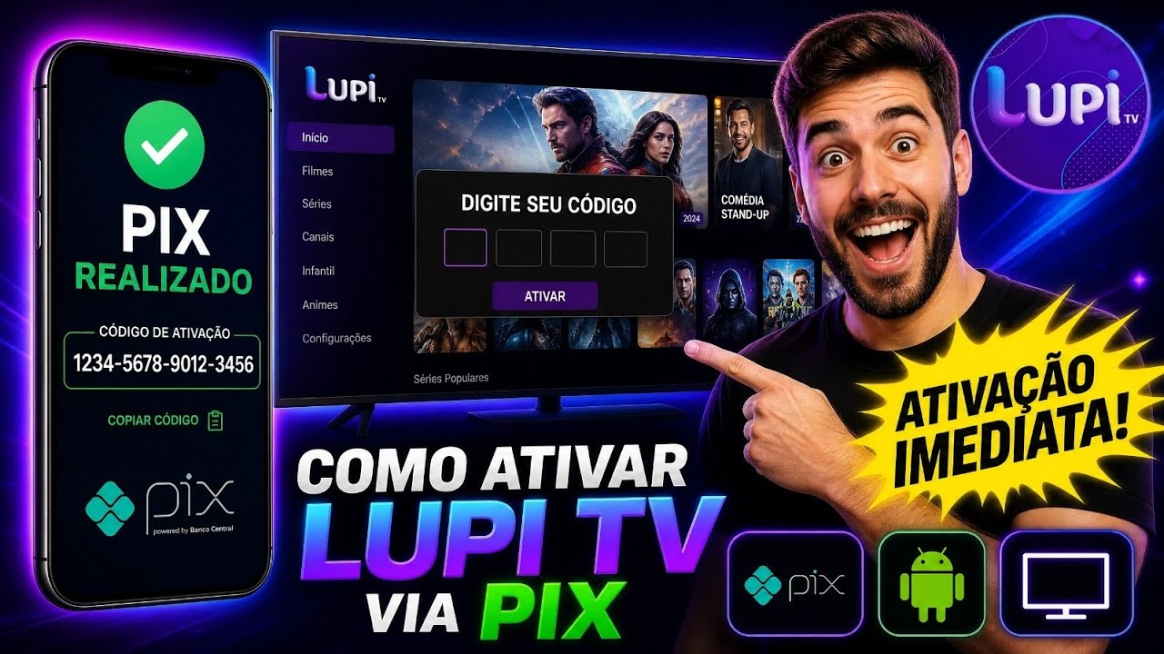 COMO RECARREGAR E ATIVAR O LUPI TV [100% SEGURO E CONFI&Aacute;VEL] #lupitv #canais #futebol #jogos #tv 