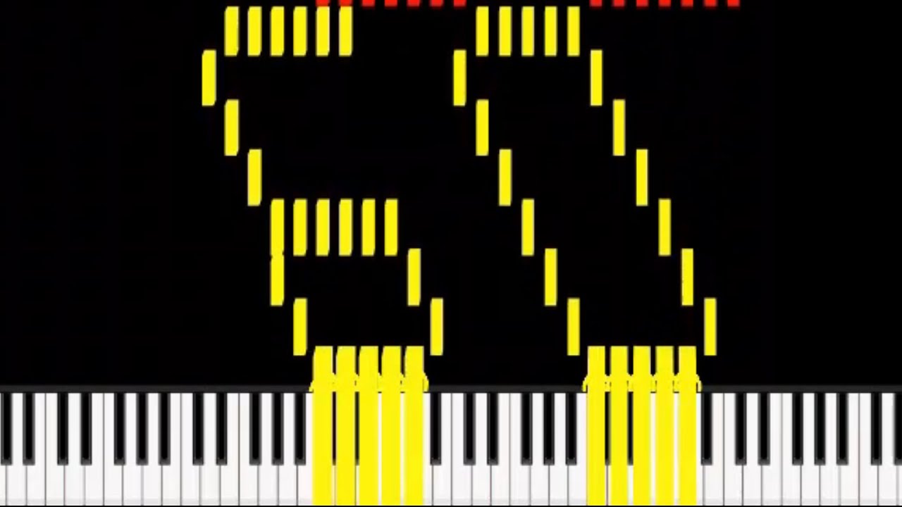 60 to 0 Piano Countdown in 60 Seconds ⏱️