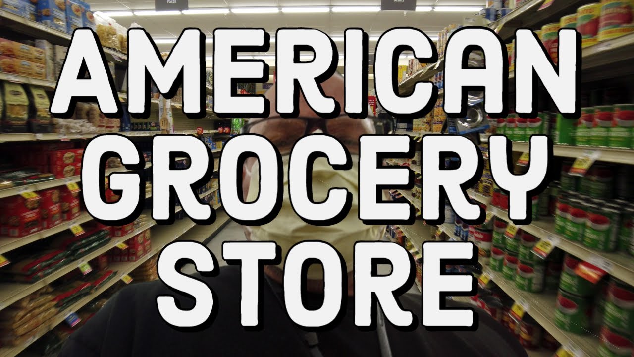 American Grocery Store in California