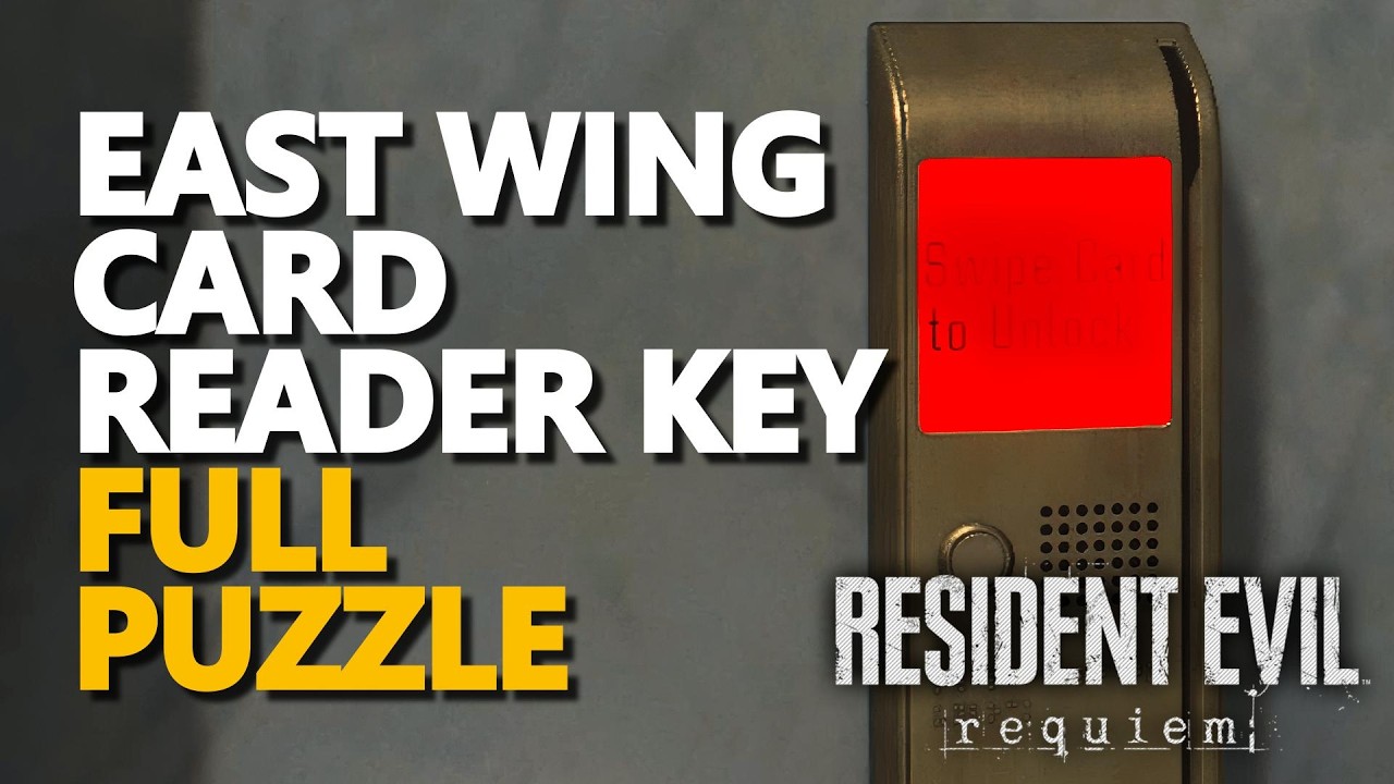 East Wing Card Reader Key FULL PUZZLE WALKTHROUGH Resident Evil Requiem 9