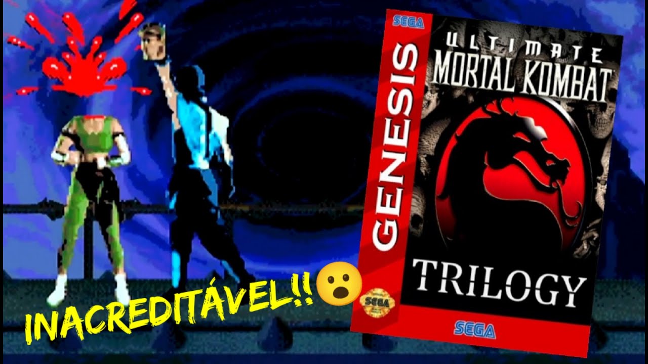 O INACREDITÁVEL ULTIMATE MK TRILOGY DO MEGA DRIVE (TJ Fight) EP.216