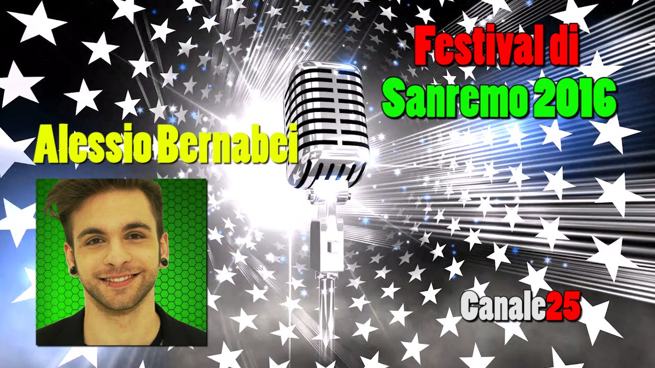 Alessio Bernabei Noi Siamo Infinito - Cantanti Big di Sanremo 2016