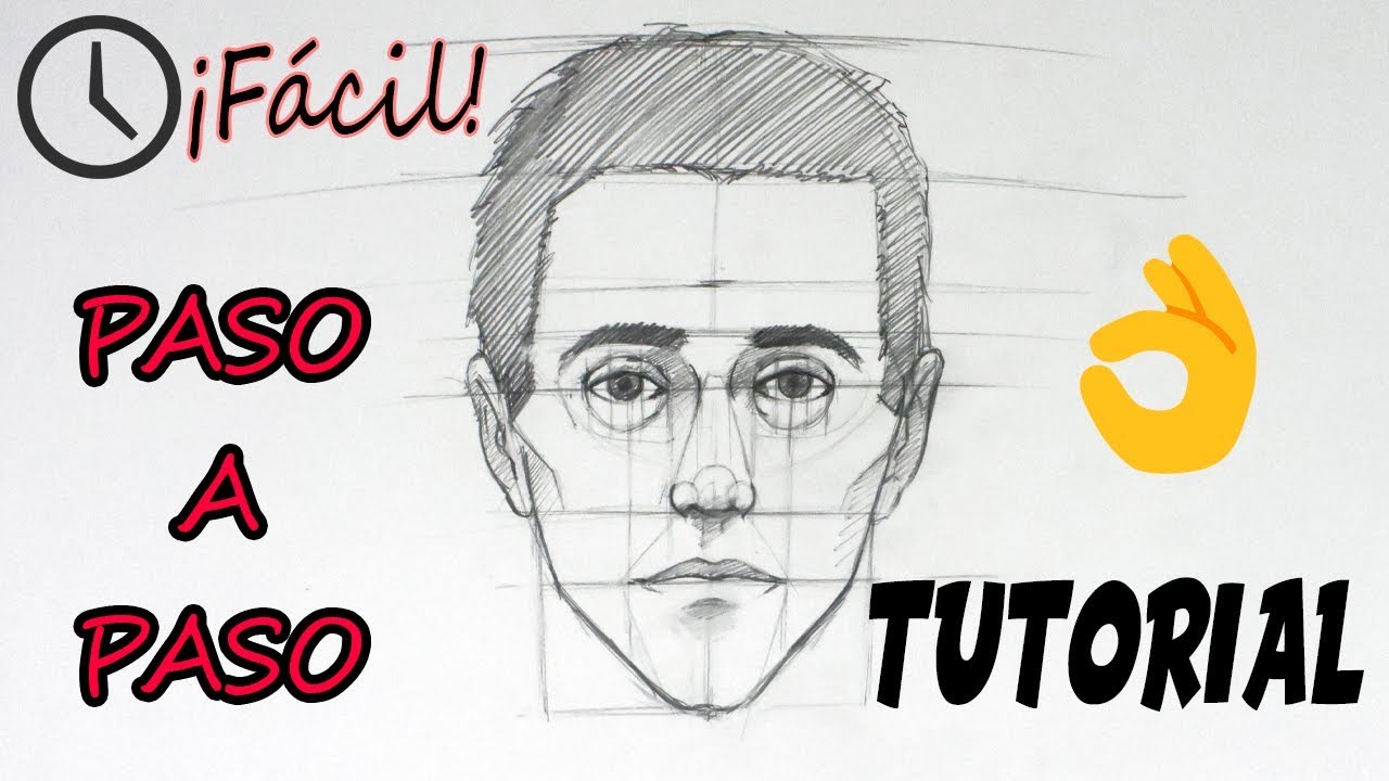 Tutorial a TIEMPO REAL: EL ROSTRO HUMANO **muy fácil**