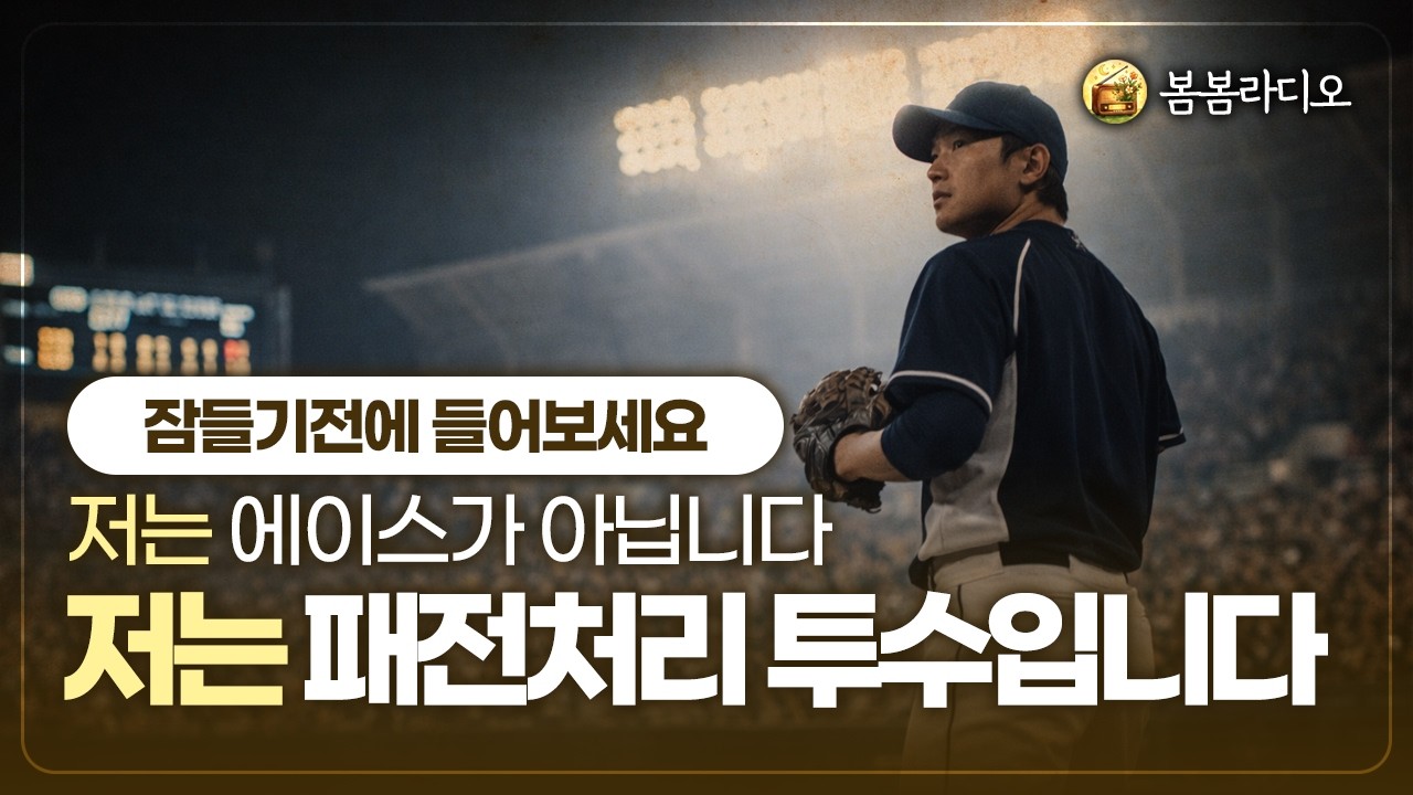 당신의 역할이 작다고 생각하십니까? 패전처리투수를 보세요