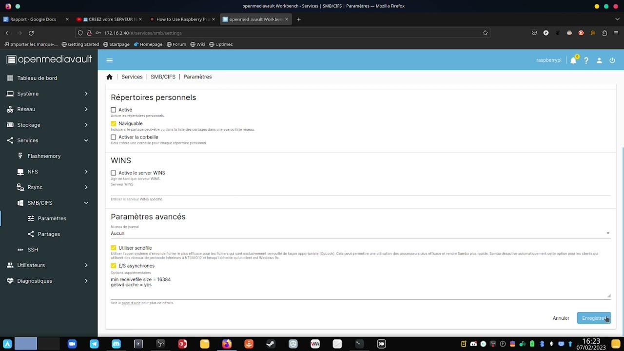 OpenMediaVault: Presentation et configuration du serveur de fichier