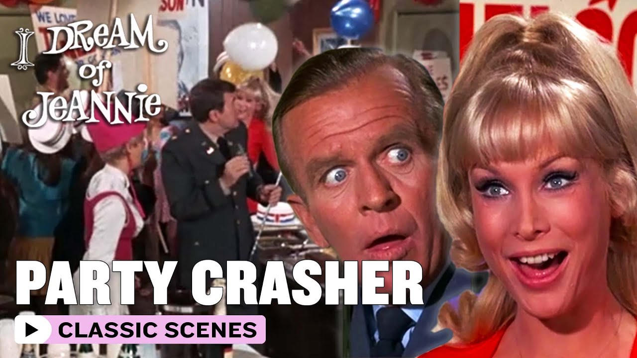 Dr. Bellows Crashes The Party | I Dream Of Jeannie