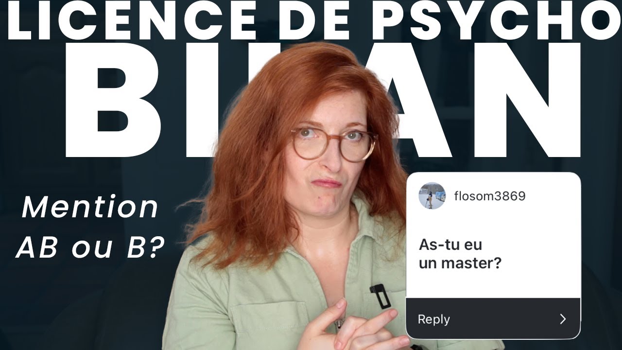 Bilan de L3 de Psycho et Admissions en Master
