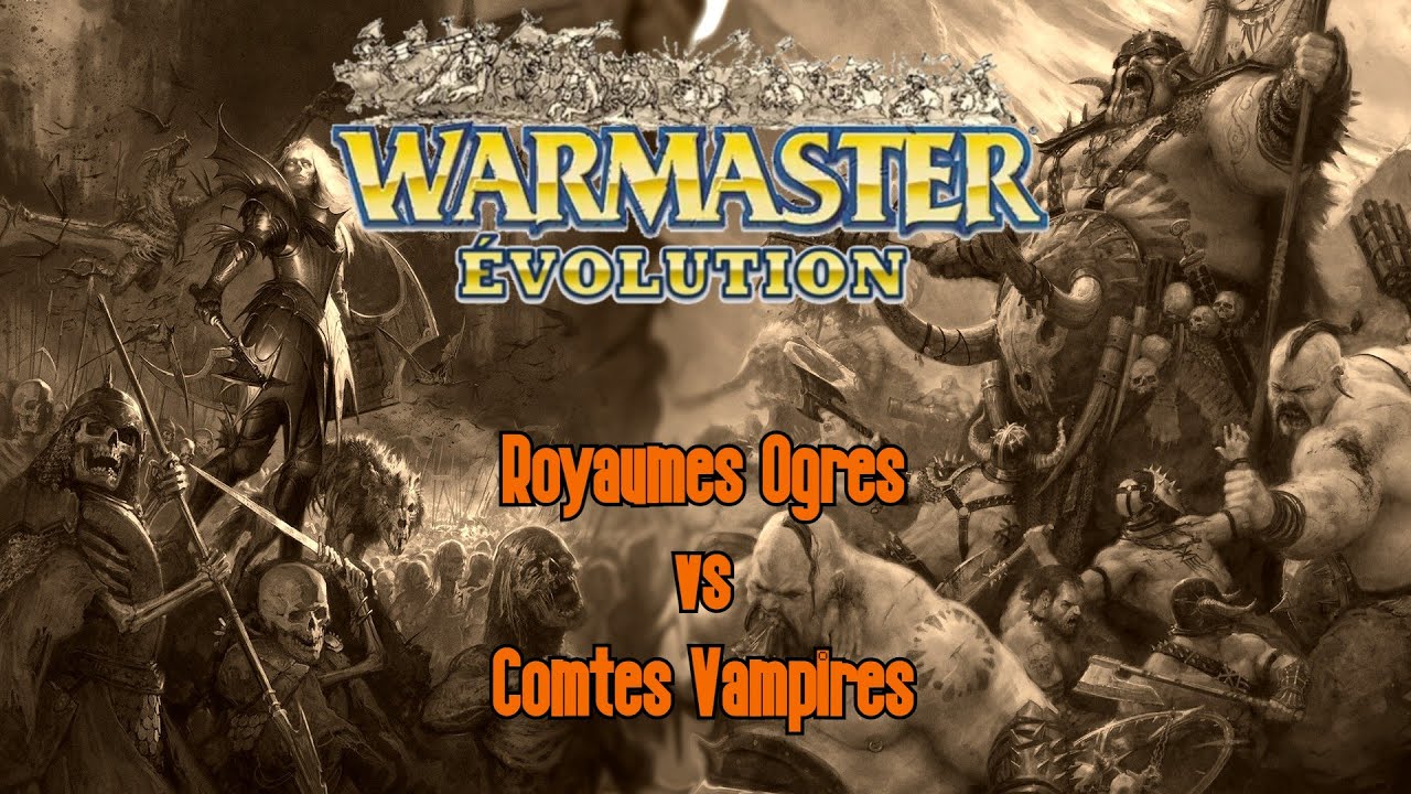 WARHAMMER OLD WORLD EN 10MM ! Rapport de Bataille Warmaster - Comtes Vampires vs Royaumes Ogres !!