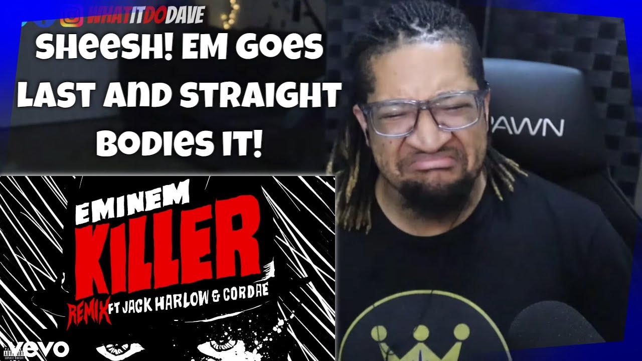 Reaction to Eminem - Killer (Remix) [Official Audio] ft. Jack Harlow, Cordae