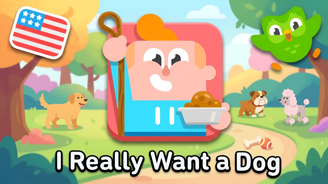 Истории из Duolingo: Я очень хочу собаку (фанатская работа)
