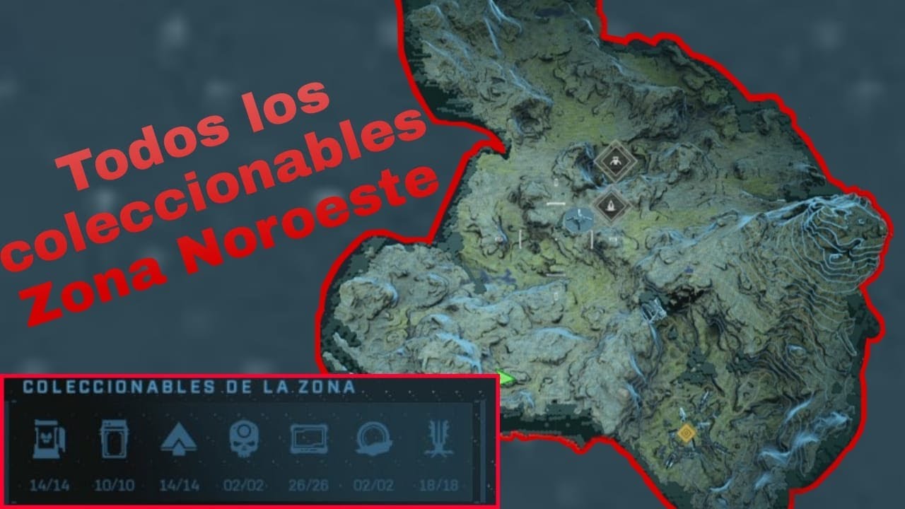 Halo Infinite  - Todos los coleccionables de la zona noroeste