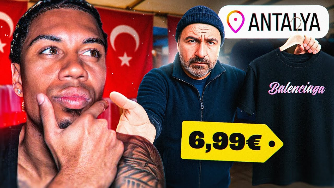 WAS GIBT ES ALLES AUF EINEM T&Uuml;RKISCHEN FAKE BASAR? 🛍️🇹🇷 (Delay Sports Trikots..?😂)