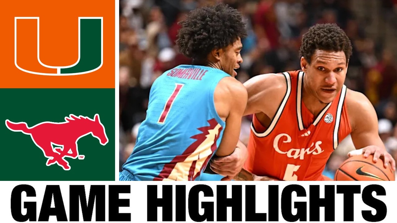 #22 Miami vs SMU Highlights | Men's Basketball | College Basketball 2026