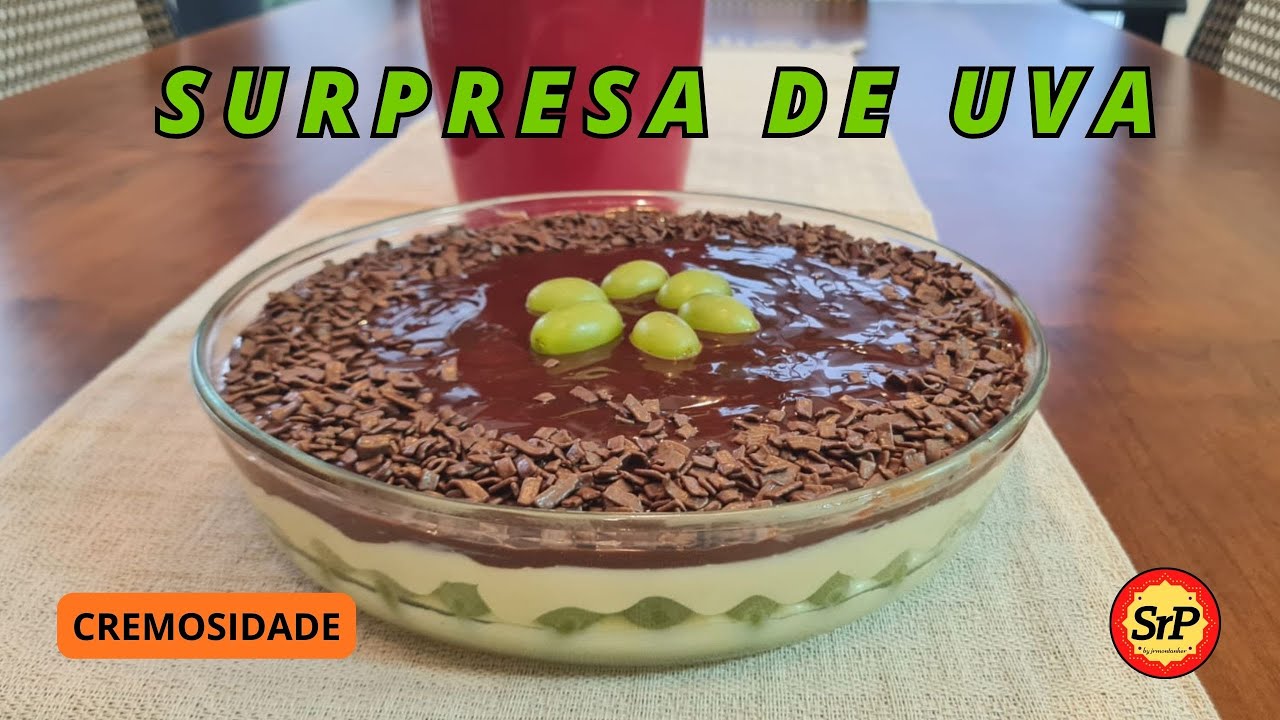 SURPRESA DE UVA.  FÁCIL E RÁPIDA DE FAZER.