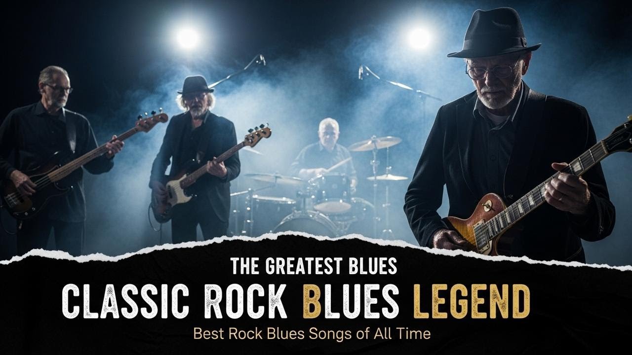 Eric Clapton, Jimi Hendrix, Muddy Waters, ZZ Top, BB King – Vintage Blues Rock Soul & Power