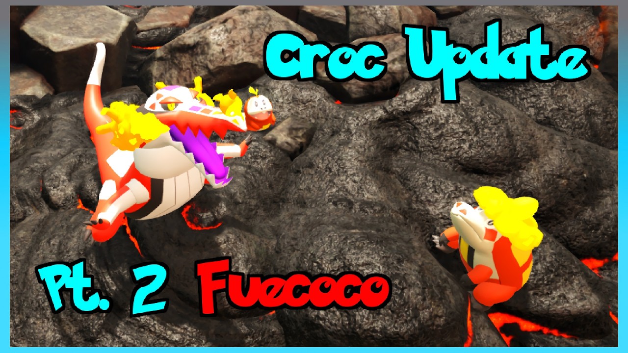 Fuecoco Line - Cryomon ARK Mod Showcase - Croc Update Pt. 2