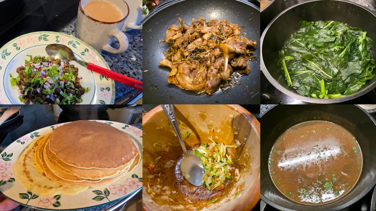 Pure Lotha Naga Style Duck Curry & Khuvei Chutney||Pancake recipe & Indian Style Fried Chana😋