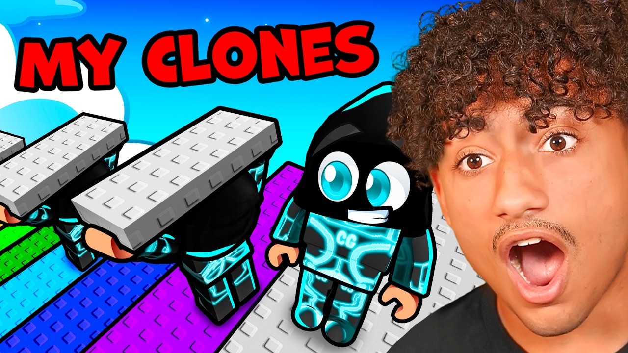 WE CREATED CLONES TO BUILD INFINITE STAIRS IN ROBLOX!